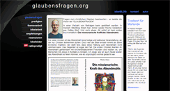 Desktop Screenshot of glaubensfragen.org